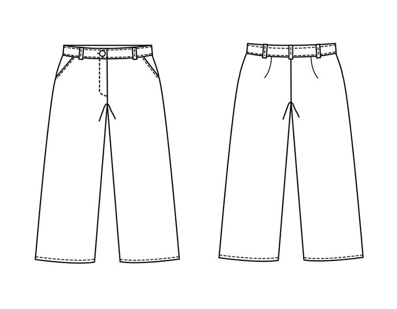 Hose SERENA N&auml;hanleitung + Schnitt image number 3