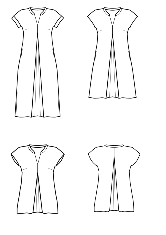 Petite ALISSON- Kleid oder Bluse PDF-A4, A0 und BEAMER image number 2