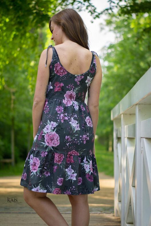 *Ladies Ruffle Dress* Sommerkleid Gr. 32 bis 56 Boho image number 7