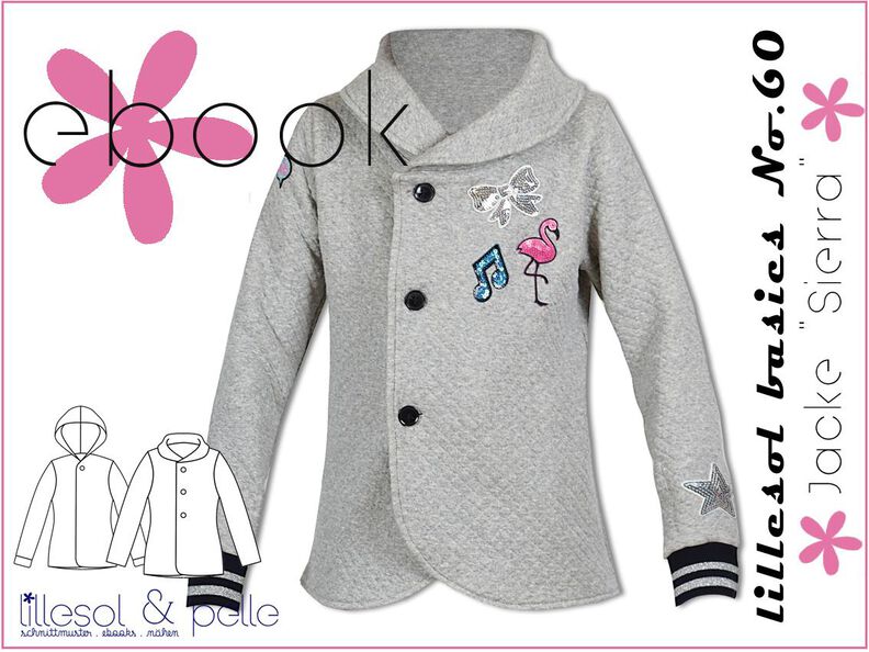 Ebook / Schnittmuster lillesol basics No.60 Jacke Sierra image number 1