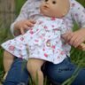 *Püppis Partydress* Puppenkleid Boho inkl. Beanie & Leggings thumbnail number 2