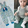 Baby Hose Latzhose Jeans Strampler GAGAH ♥ Gr. 56-98 thumbnail number 7
