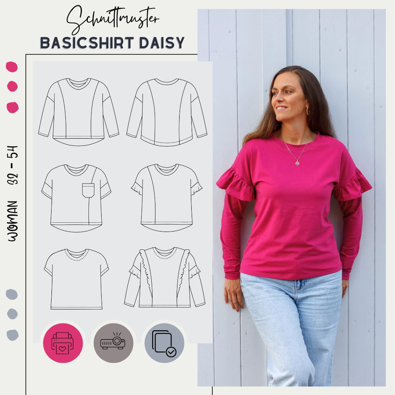#BASICSHIRT DAISY WOMAN 32-54 image number 1