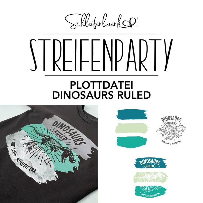 Plotterdatei Dinosaurs Ruled | Schleiferlwerk image number 1
