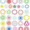Stickdatei 49 Zirkel Mandala Mini Blumen 2 - 4cm Teil 1 thumbnail number 4