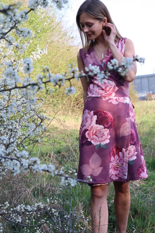 Wickelkleid ANNI  GR. 34 BIS 50 mit Beamerdatei image number 9