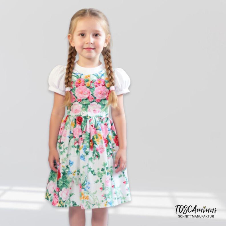 Schnittmuster Kinder Dirndl Herzilein Gr. 80-140 Beamerdatei image number 5