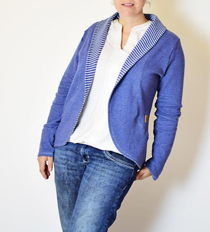  Ebook /Nähanleitung Damen Cardigan mit Schalkragen image number 2