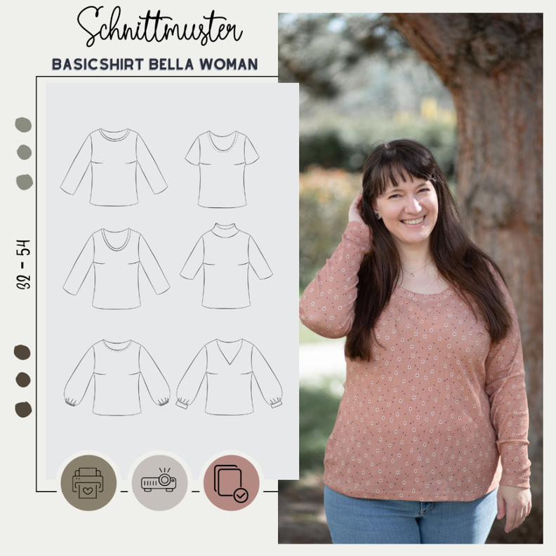 BASICSHIRT BELLA WOMAN 32 -52 image number 1