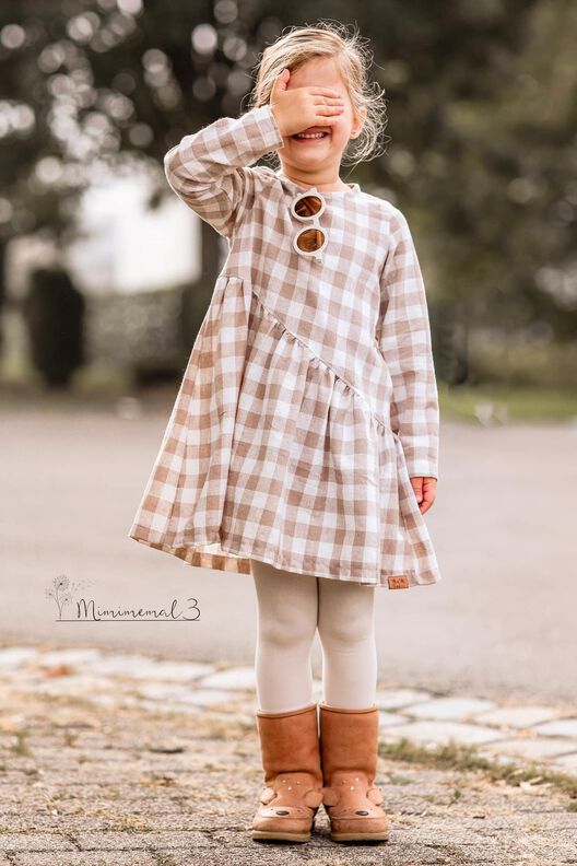 Kleid/ Bluse #Musselinchen Gr. 74-146 A4/ A0/ Beamerdatei image number 2