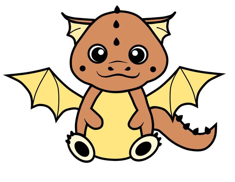 Drache Diego Applikationsvorlage PDF image number 3