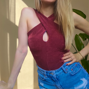 &Uuml;berkreuzter Body / Top Hugo, PDF Schnittmuster, E-Book