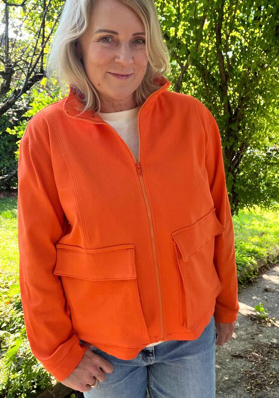 Boxy Jacke im Worker Style JACAREI (34-56) image number 5