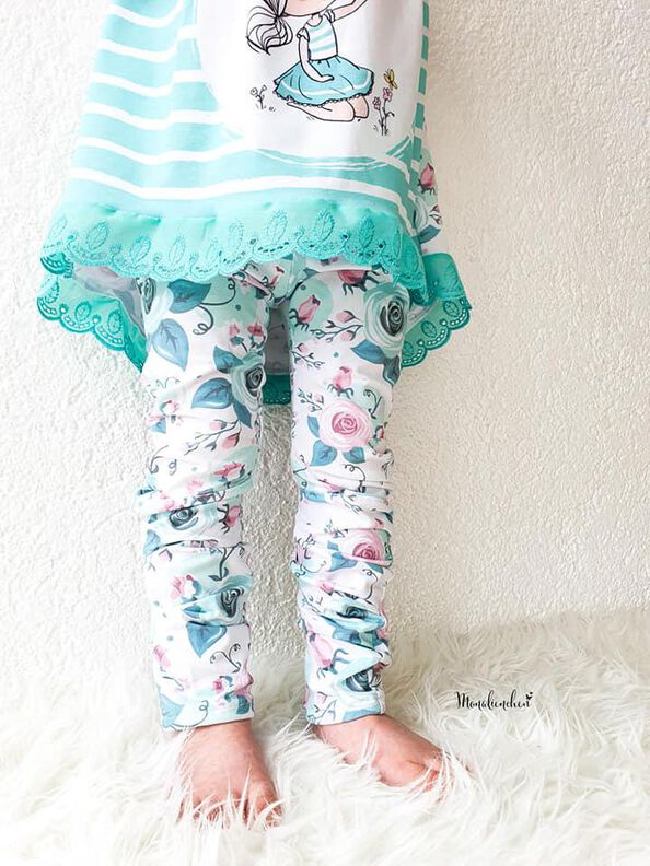 Leggins Laura mit Raffung Gr. 86-176 image number 9