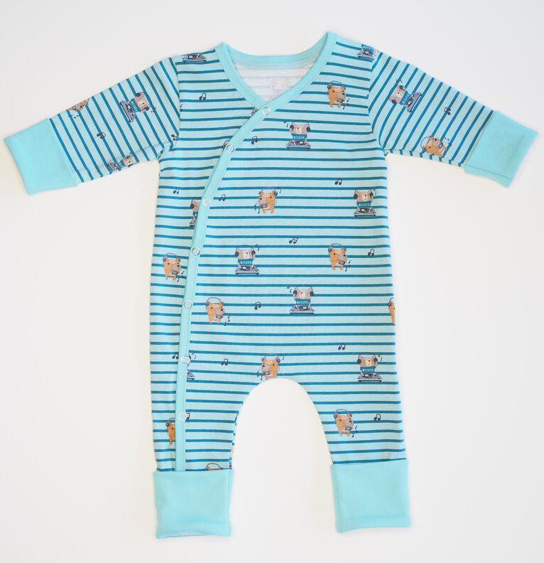 Baby Strampler mit Ärmel-Beinumschlag DAVID image number 3