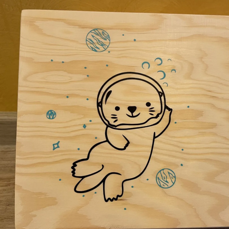 Plotterdatei Astronauten Otter image number 3