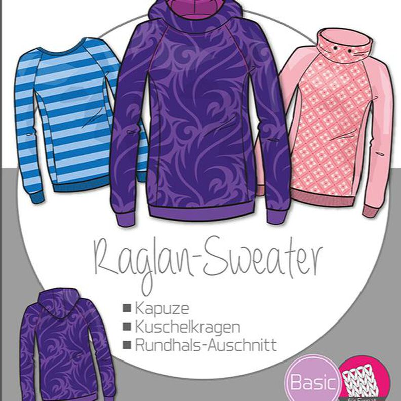 Ebook/Nähanleitung Basic Raglan Sweater Kinder Gr. 86-164 image number 1