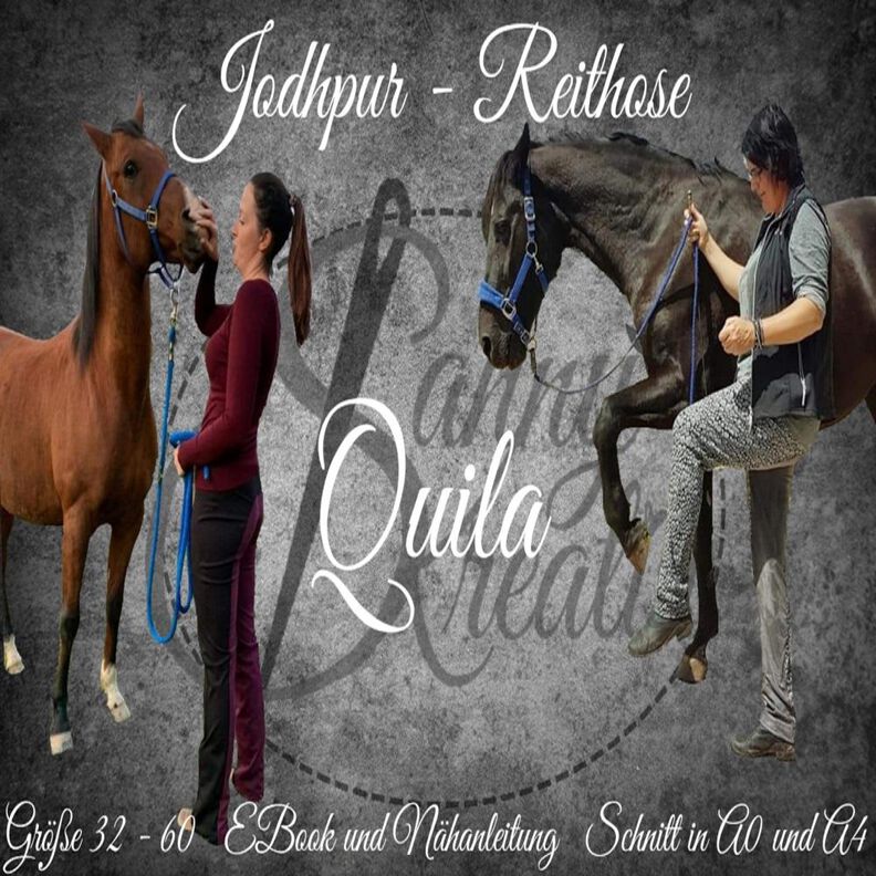 Jodhpur Reithose "Quila" Nähanleitung und EBook Gr 32-60 image number 1