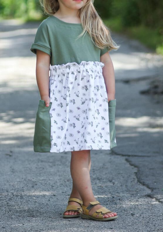 Hanni - Paperbag Kleid für Mädchen Gr. 86-164 image number 6