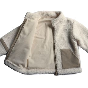 Schnitt und Anleitung gefütterte Teddyjacke Gr.80-140