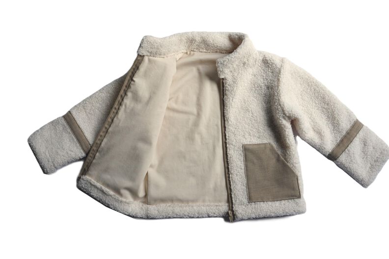 Schnitt und Anleitung gefütterte Teddyjacke Gr.80-140 image number 2