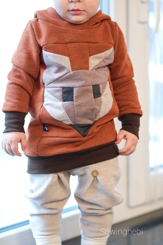 E-Book Hoodie Fuchselini Größen 68 - 98 image number 2
