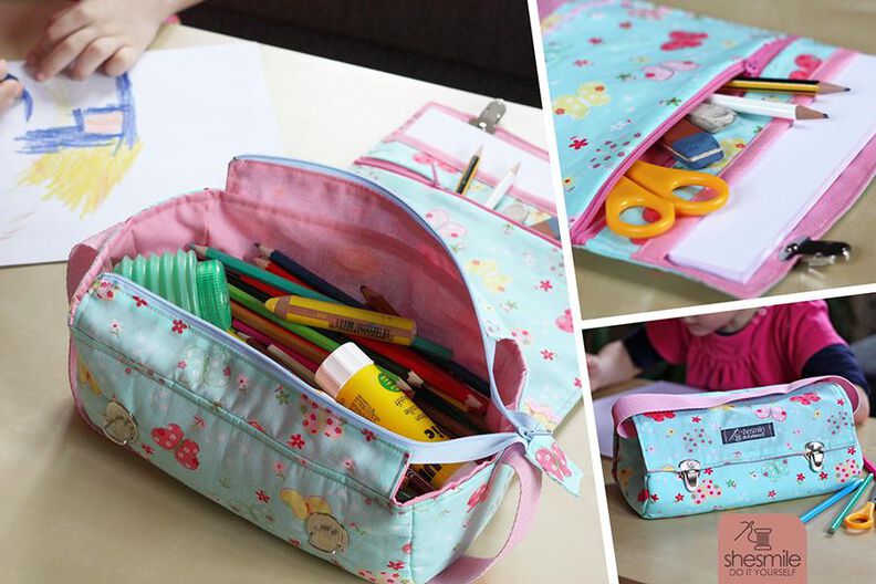 Utensilo-Tasche "Kreativ3" (Nähanleitung und Schnittmuster) image number 1