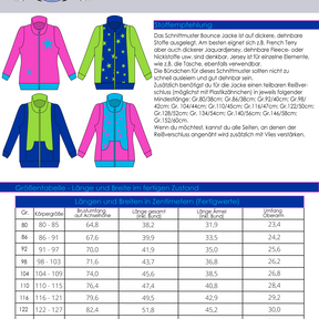 Bounce Jacke Gr. 80 bis 152