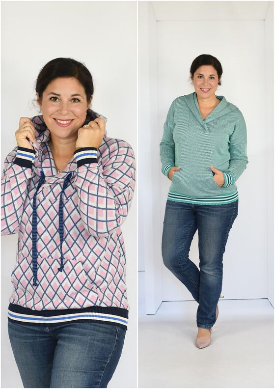 Ebook / Schnittmuster lillesol women No.58 Oversize-Hoodie image number 2