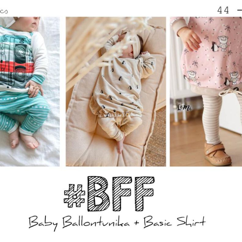 BFF Baby Shirt + Ballontunika 44- 104 A4/ A0/ Beamerdatei image number 1