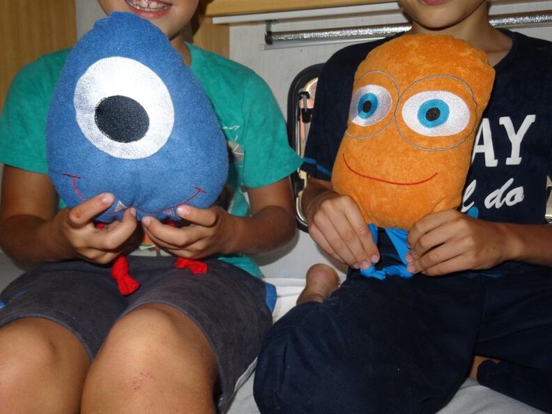 Monster ITH Anh&auml;nger Kissen Stickdatei von 6cm bis 18cm image number 8