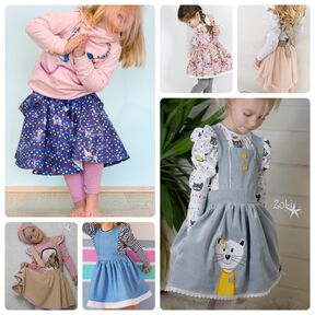 Nähanleitung "himmlische Carla" Größe 68-158