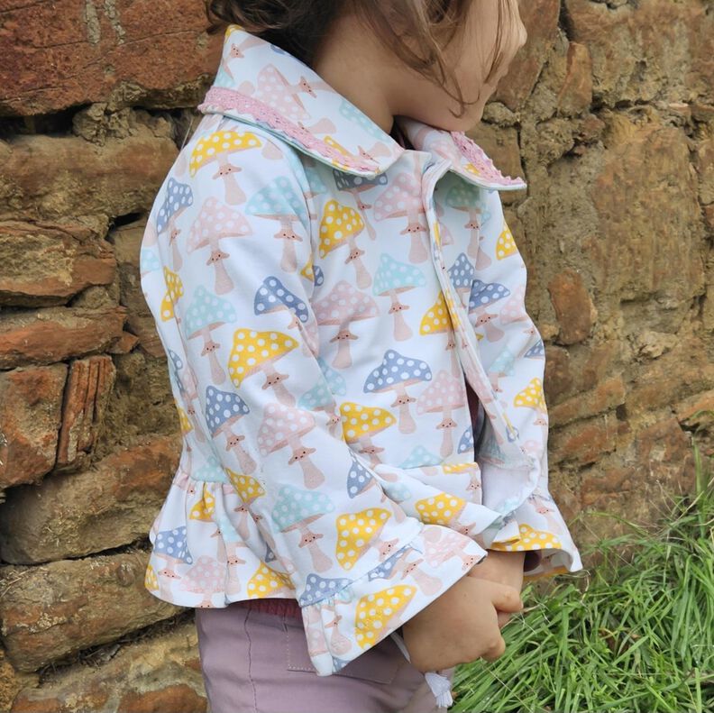 Schnittmuster Jacke Clara "minni" Gr. 80-140 Beamerdatei image number 7