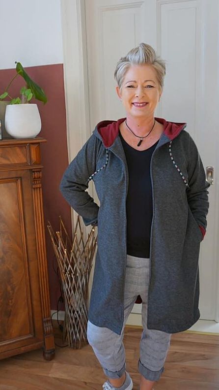 Sweatjacke Damen - Schnittmuster Gr. 32-58 -meine CLAIRE #99 image number 7
