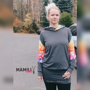 Hoodie(kleid) Leevke Gr. 32-52