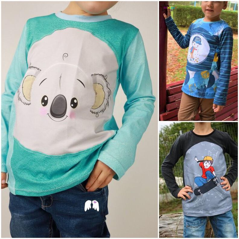 Panelino boys Langarmshirt für Panelstoffe 86 - 164 image number 9