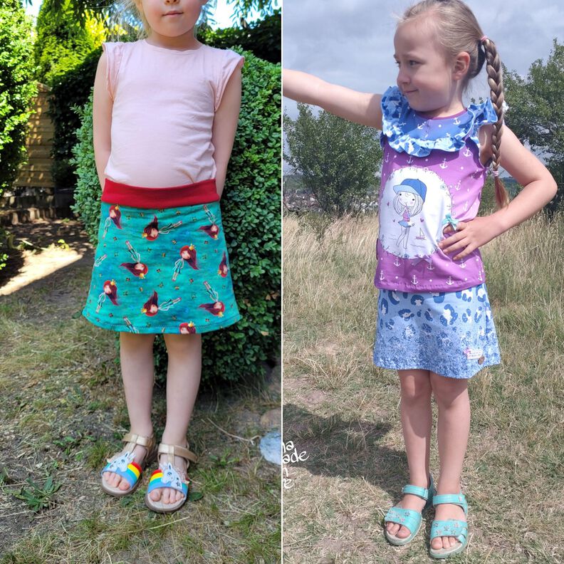Kinder Rock mit Shorts Skort Hosenrock CERGAS ♥ Gr. 92-164 image number 6