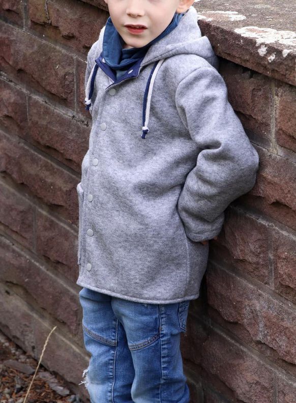 Jacke mit Beleg oder Wendejacke "Henriette", Gr. 62 - 104 image number 10