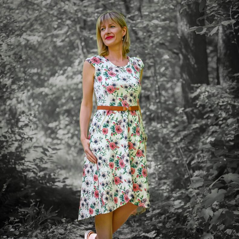 Kleid oder Zweiteiler HOLLFELD Gr. 32-54 Ebook Schnittmuster image number 9