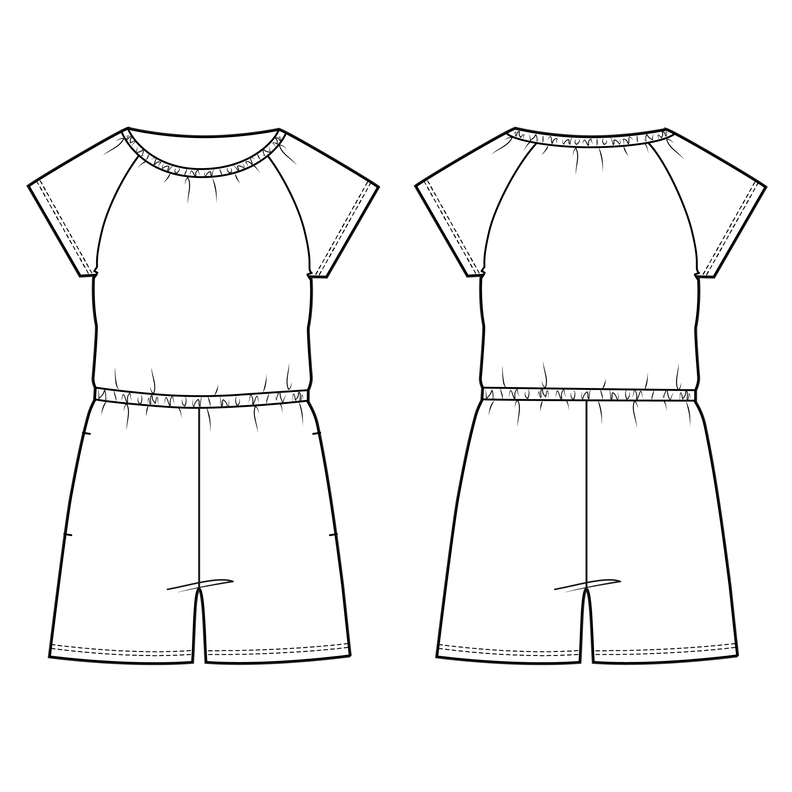 Jumpsuit Jersey Verschlusslos Easy LOMPAT ♥ Gr. XS-XXL image number 8