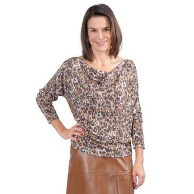 Fledermausshirt "HILDA" Nähanleitung und Schnitt Gr. 158–46 image number 1