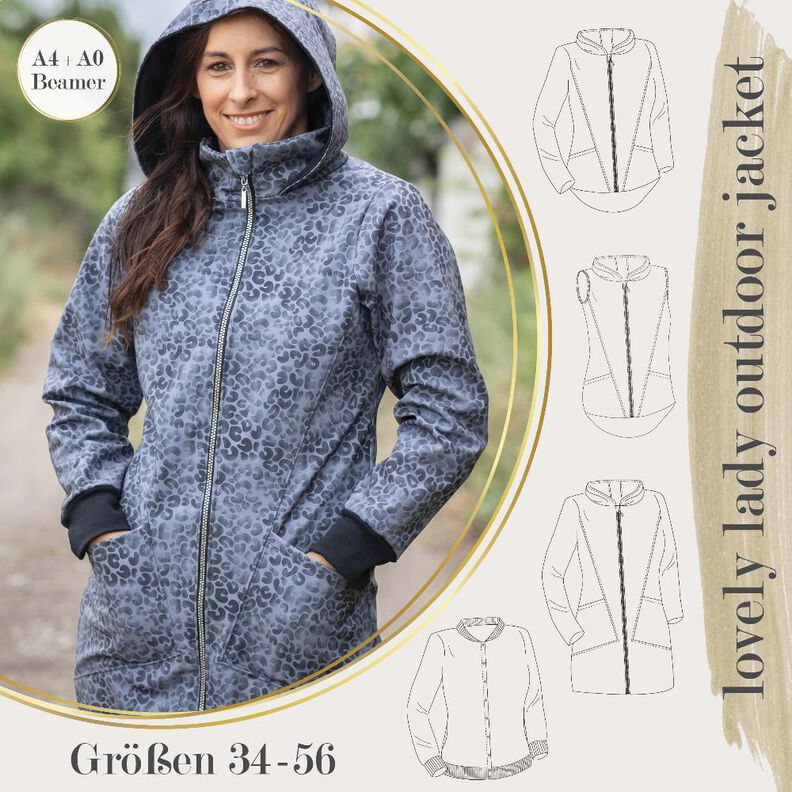 BEAMER&A0&A4 lovely lady outdoor jacket 34-56 Jacke Mantel  image number 1