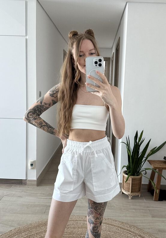 Sommer Shorts mit elastischem Bund image number 3