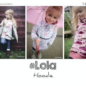 Lola ♥ Kragenhoodie von 74 bis 170