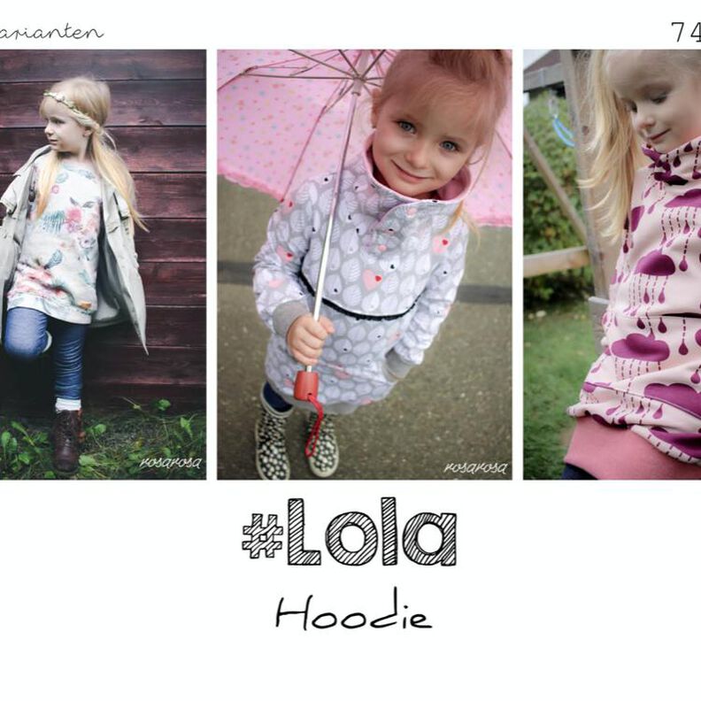 Lola ♥ Kragenhoodie von 74 bis 170 image number 1