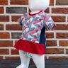 Lia – Baby Shirt mit Rüsche und Knopfleiste Gr. 56-98, A4+A0 thumbnail number 4