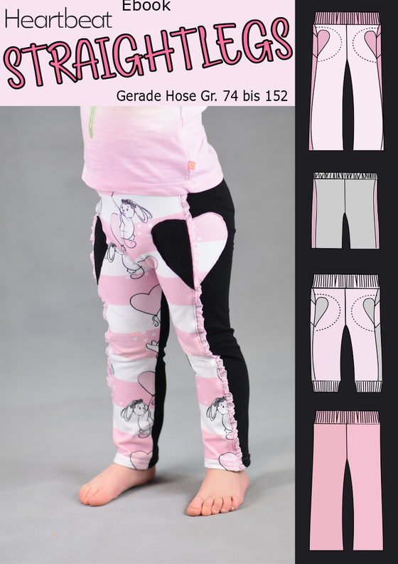 Heartbeat Straightlegs Gr. 74 bis 152 image number 1