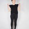 Shirt / Kleid mit Schulterpolstern  thumbnail number 4