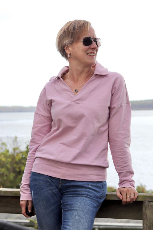 Anleitung Pullover mit Kragen "Vinta" *mit A0-Datei + Video* image number 9