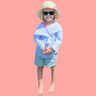 Sommer Kimono Bluse Jacke Cover-Up FLORES Kids ♥ Gr. 92-164 thumbnail number 3